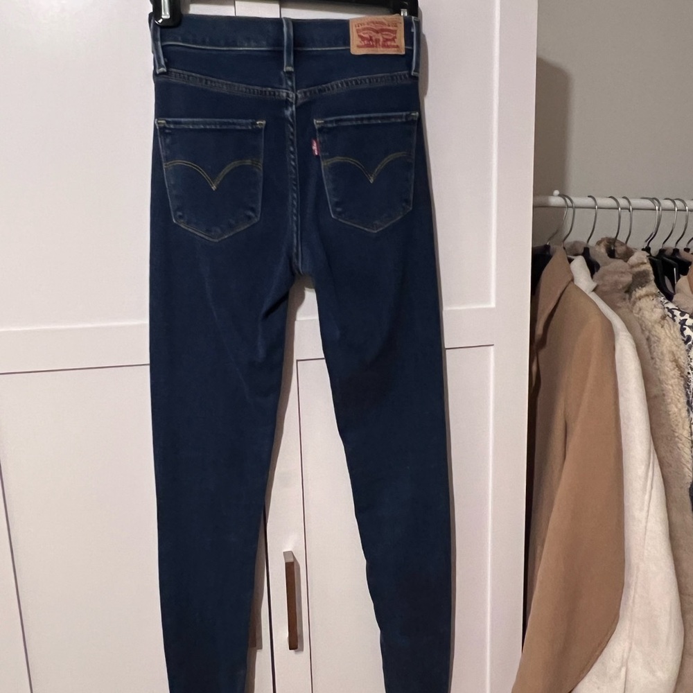 Levi's High Rise Skinny Jeans - dark blue 23 - Picture 2 of 3